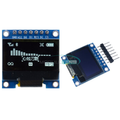 0.96'' I2C IIC Serial 128X64 White OLED LCD LED Display Module For Arduino 3V-5V