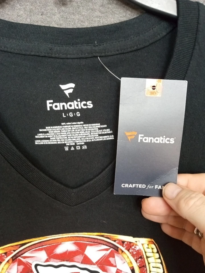 Nueva Camiseta Grande Fanatics Kansas City Chiefs Super Bowl LIV Anillo Para Hombre L/S  Foto 3 de 4