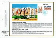 S102/103++  FEUILLET   CEF   1er JOUR  1990   UNESCO