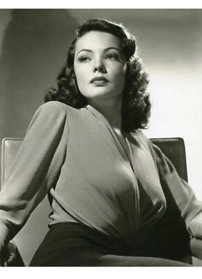 Schauspielerin Gene Tierney Retro Klassiker Vintage Bild Photo 4x6