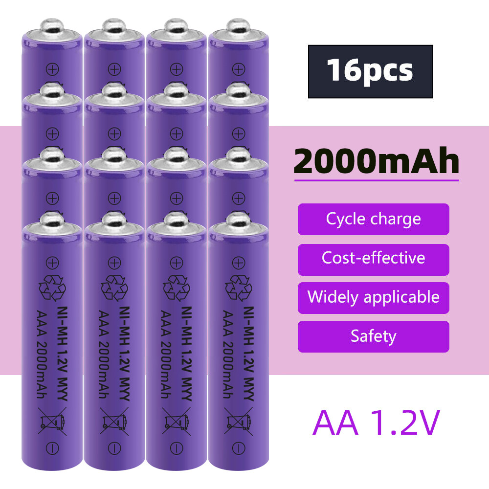 AA AAA Battery 1.5V Rechargeable AA AAA Batteries Charger for Home LOT-image