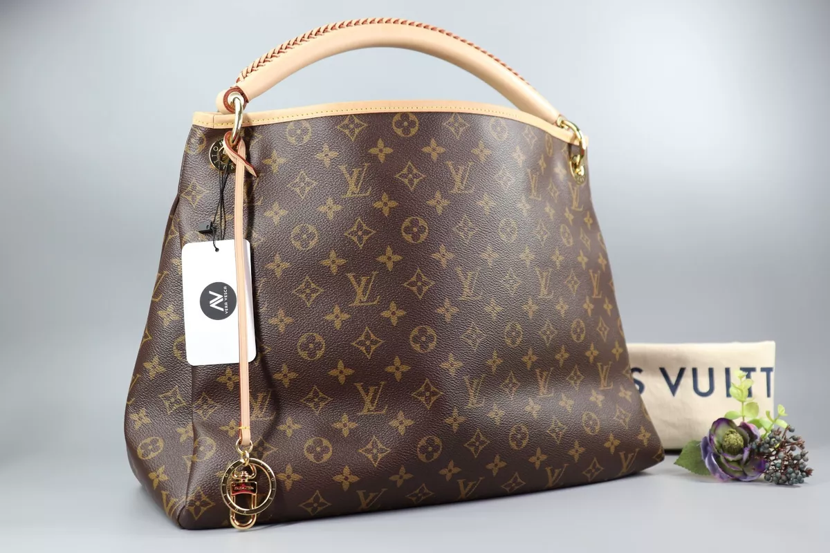 Louis Vuitton Artsy MM Monogram Canvas Tote Handbag