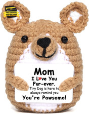 Funny Dog Gifts for Mom from Daughter Son, Mothers Day Birthday I Love You Handm