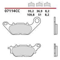 Brembo Hinteres BREMSBELAGE-KIT FUR Yamaha N-MAX 150 15-17-COD.07114