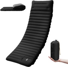 Extra Thick 4 Inch Camping Sleeping Pad Outdoor Camping Self-Inflating Mats 
