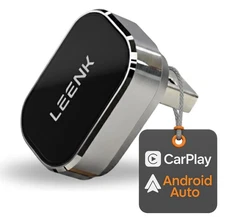 Wireless CarPlay & Android Auto Adapter [2025 Upgrade], Aero-Aluminum Body & ...