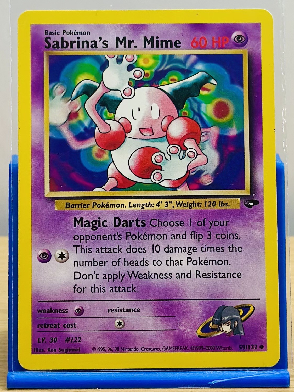 Sabrina's Mr. Mime 59/132 Gym Challenge LP Pokemon Card