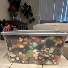 Huge lot 107 Ty Beanie Babies 1990’s Mixed Collection Bears Animals Plus W/Tags