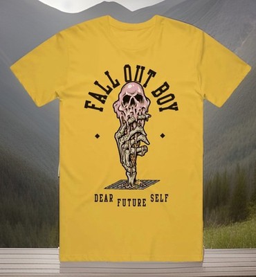 Fall Out Boy Dear Future Self Ice Cream T-Shirt NEW 2XL Tour Concert NWT XXL