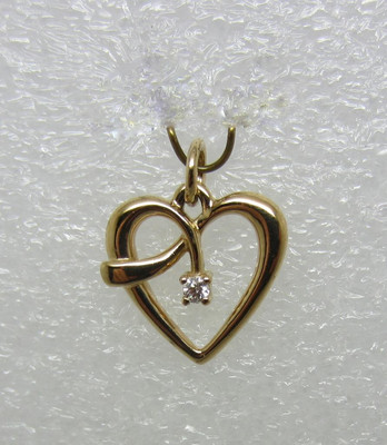 Charm James Avery Diamond Necklace James Avery Remembrance Heart