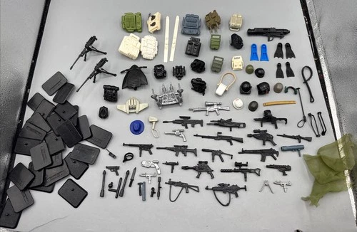 Lot of 100 Vintage GI Joe & Cobra Weapons & Accessories Star Wars Mixed