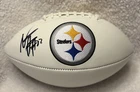 NAJEE HARRIS STEELERS SIGNED FOOTBALL- JSA COA