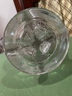 Vintage Fait Main 4 Chamber Handblown Clear Glass Liquor Bottle Decanter 13.5”  — photo 4