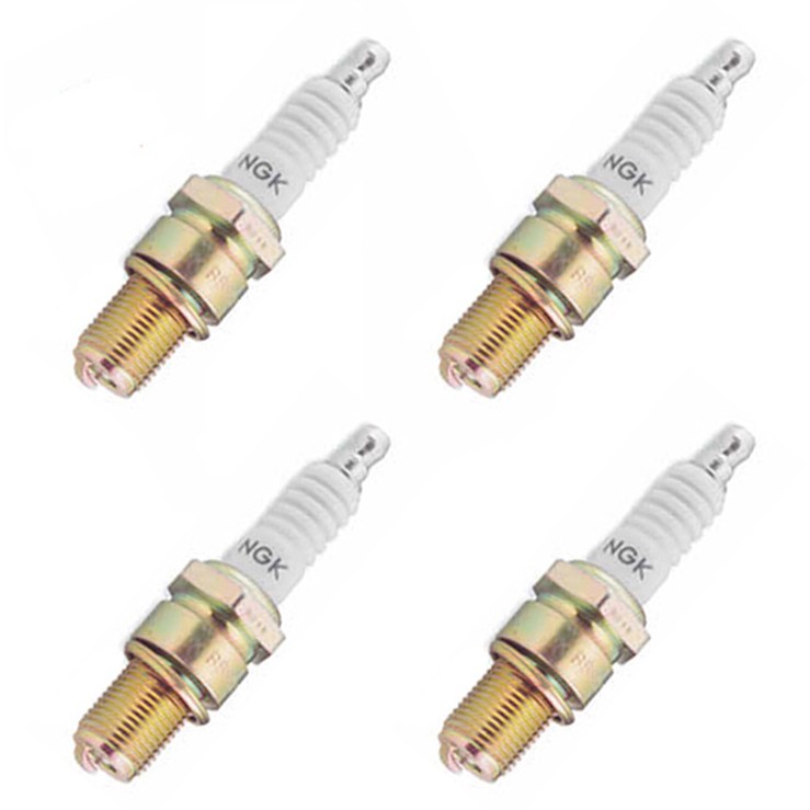 Set of NGK G-Rated Sparkplug BR8EG 4 pcs for ATV/UTV
