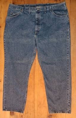 Vtg Wrangler Five Star Blue Jeans Mens 44x30 Medium Wash 97601VR Relaxed Fit 