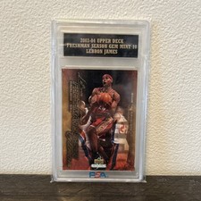 2003 UD Collectibles LeBron James Freshman Season #16 Rookie Card PSA 10. rookie card picture