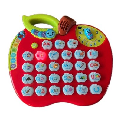 Vtech Alphabet Apple Learning Educational Toy Preschool Electronic Game WORKS!