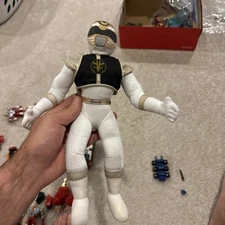 1993 Street Wise - Mighty Morphin Power Rangers White Ranger Action Pal