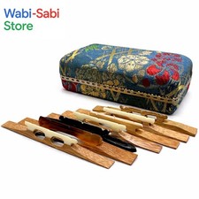 Tsugaru Shamisen Bridges Koma 7-Piece Set Traditional Japanese Instrument Acce