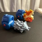 Vintage 1999 Pokemon Burger King Rhydon Rapidash Launcher Toys Gen 151 Food Toy