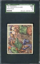 1949 Bowman Wild West Trading Cards 37