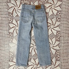 Vintage Lee 1990s Kids 10 Slim Medium Wash Cotton Denim Jeans