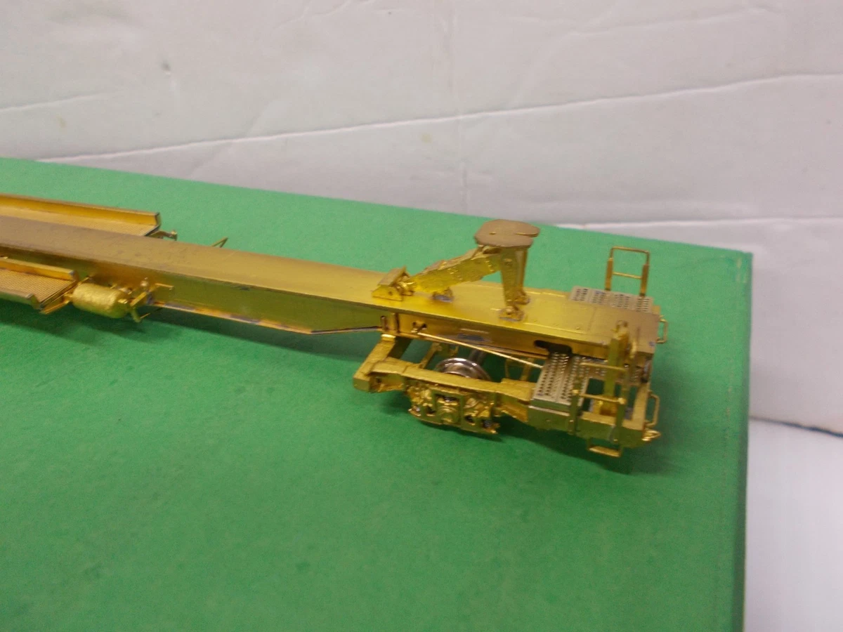 OVERLAND MODELS # 3042 ~ BRASS ~THRALL FRONT RUNNER, TOFC CAR 50' ~HO SCALE