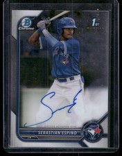 2022 Bowman Chrome #CPA-SE Sebastian Espino Prospect Autographs
