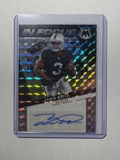 Zamir White 2025 Panini Mosaic In Focus Auto Mosaic Prizm Las Vegas Raiders
