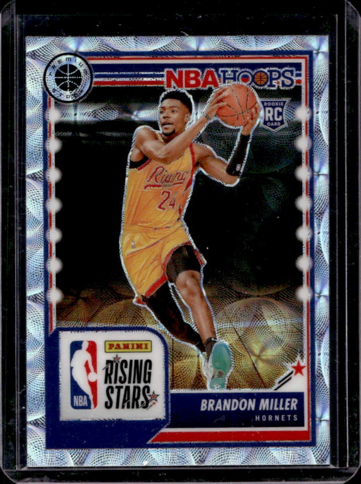 2023-24 Panini Hoops Premium Stock Brandon Miller Rising Stars RC #298 Hornets