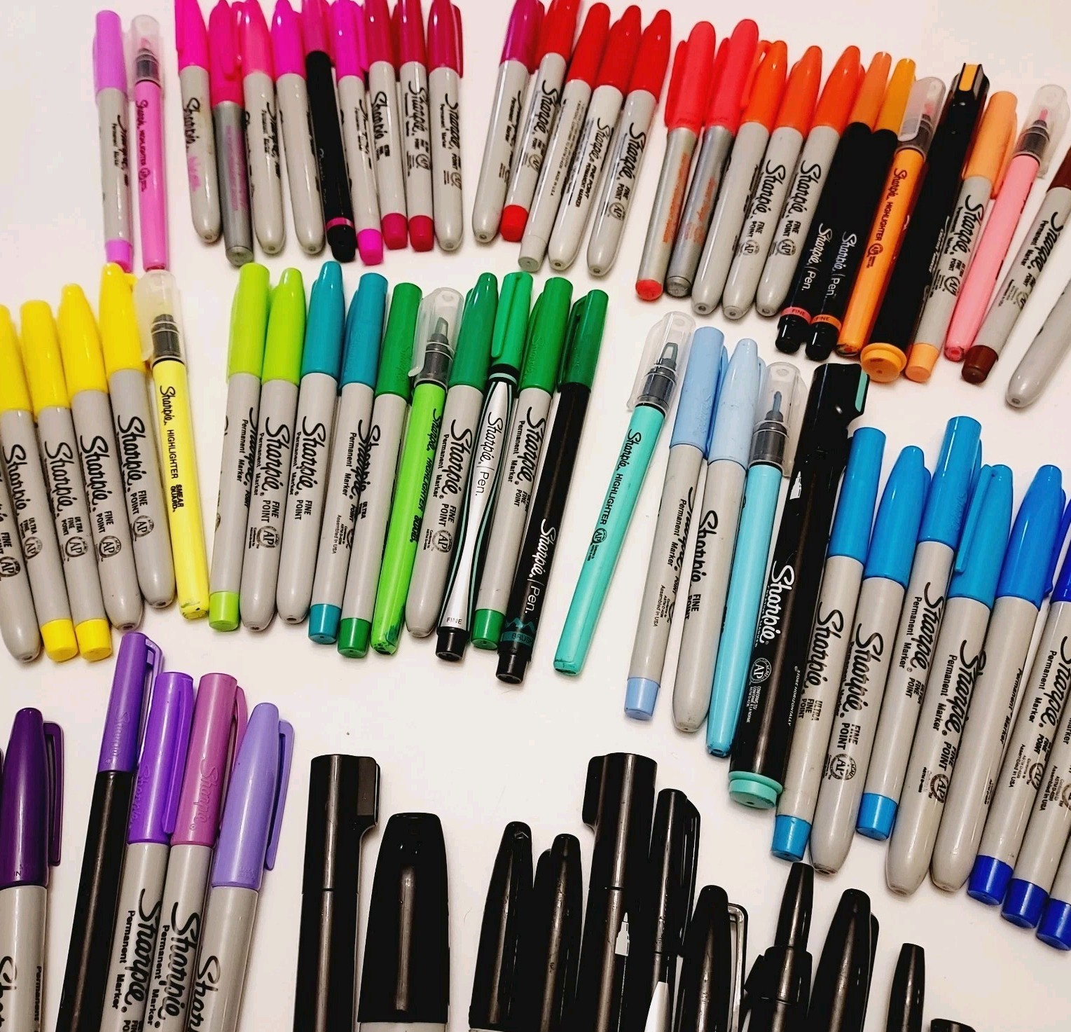 75 Pens Visual 75 Sharpie Brand Permanent Markers Highlighters & Pens Arts & Crafts ...