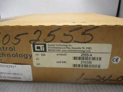 NEW CONTROL TECHNOLOGY CTI 2555-A INPUT MODULE