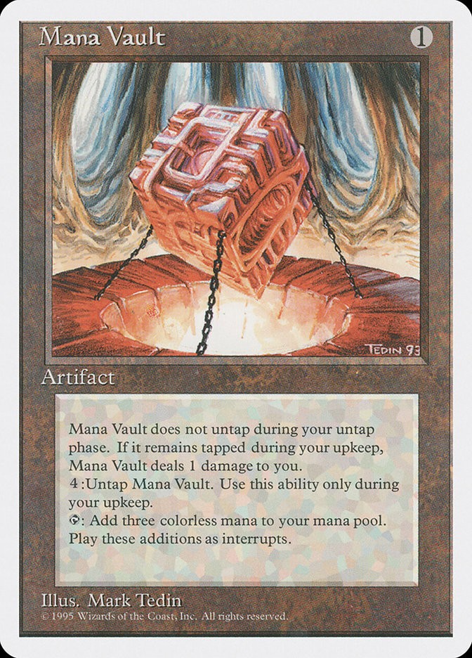 MTG Mana Vault  - 4th Edition #334