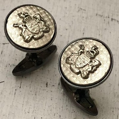 Cufflinks Heraldic Button Luxury Mens Accessories No Box Second-Hand K