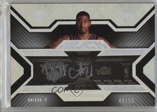 2007-08 Upper Deck UD Black Ticket Auto 49/50 Wilson Chandler #TA-WC Auto 7n6