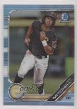 2019 Bowman Draft Chrome Sky Blue Refractor Cal Mitchell #BDC-26 01wf
