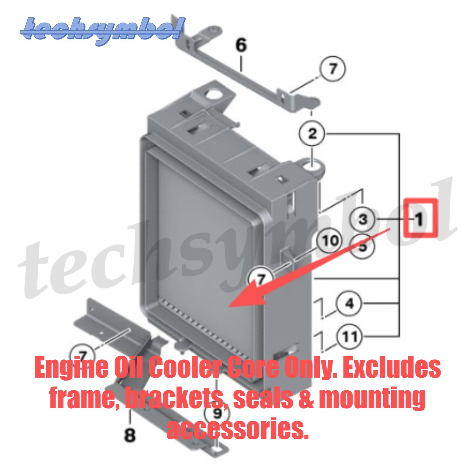 Rolls-Royce Dawn 2013-2022 Oil cooler P/N 17217599617