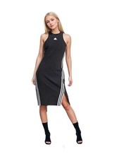 Adidas Future Icons Jersey Dress Black White IP1575 Size 32 - 50