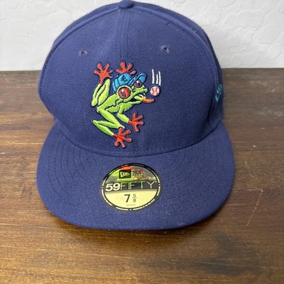 New Era MiLB Everett AquaSox Webbly Frog Home 59Fifty Fitted Hat Cap 7 5/8