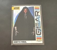 Darth Maul 2024 Topps Star Wars Galactic Gear #GG-8 Refractor Insert