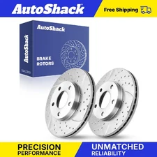 Front Drilled Slotted Brake Rotors for 1994-2004 Ford Mustang 3.8L 4.6L V6