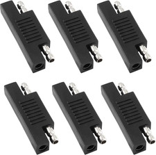 6 Pack SAE Polarity Reverse Adapter Connector, SAE Quick Disconnect Plug Adap...
