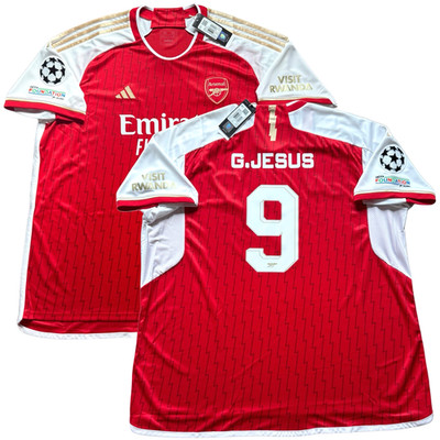  Arsenal G.JESUS 9 ユニフォーム 2023/24 Arsenal Home UCL Jersey #9 Gabriel Jesus 3XL adidas