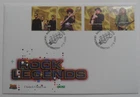 STAMPMART : IRELAND 2002 IRISH ROCK LEGENDS MUSIC S/S FDC + INFORMATION CARD