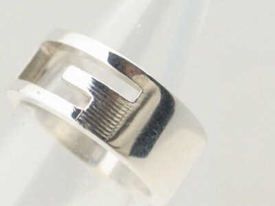Gucci G Mark Logo Ring SV925 (Silver) US US 5-5.5 | eBay