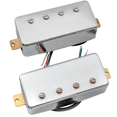 Artec MVBA4 Alnico 5 Bass Humbucker Pickups Neck Bridge Pickups Set for LP or...