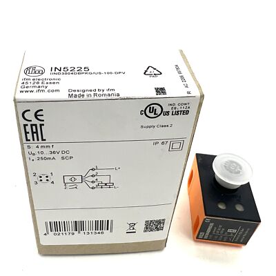 1PC New IFM IN5225 Proximity Sensor In Box Free Shipping