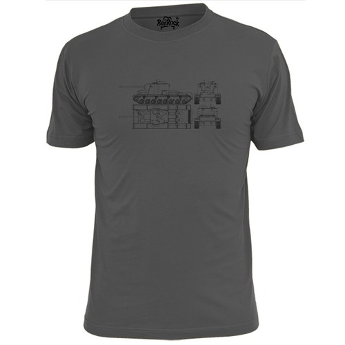 Camiseta tanque ruso KV5 para hombre Segunda Guerra Mundial tanque pesado soviético - Imagen 2 de 2