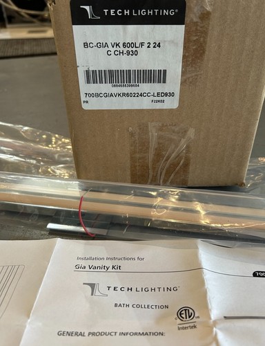 700BCGIAVKR60224CC-LED930 Gia Vanity Kit 600lm/ft-2, 24IN, C, ch, -LED930 - Picture 3 of 7