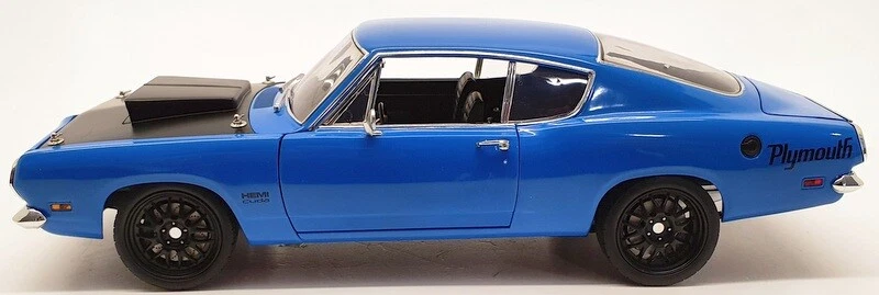 ACME 1/18 Scale A1806117 - 1969 Plymouth Hemi Cuda - Blue - Image 3 of 4